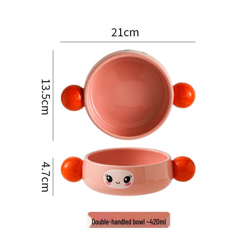 

Zhishi Ceramic Double-Handle Soup & Baking Bowl