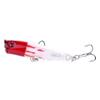 1pc Hengjia 6.5CM/6.6G Artificial Popper Fishing Lure 8# Hook Topwater Fishing Bait