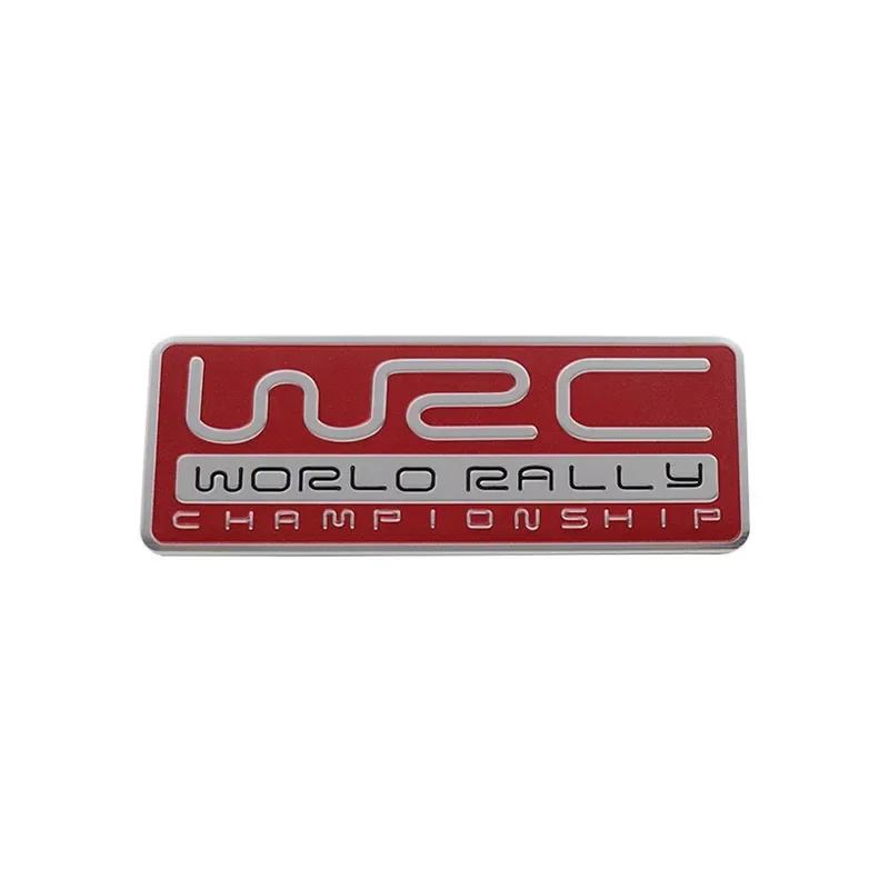 1 Pezzo 3D Styling Auto WRC Campionato del Mondo Rally Universale Distintivo in Metallo Parafango Emblema Decorativo Accessori Auto Adesivo Targhetta