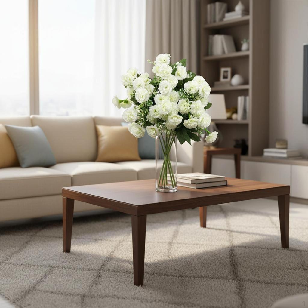 Artificial Flowers No Fading Realistic Romantic Carnation Simulation Flower Hydrangea Bouquet for