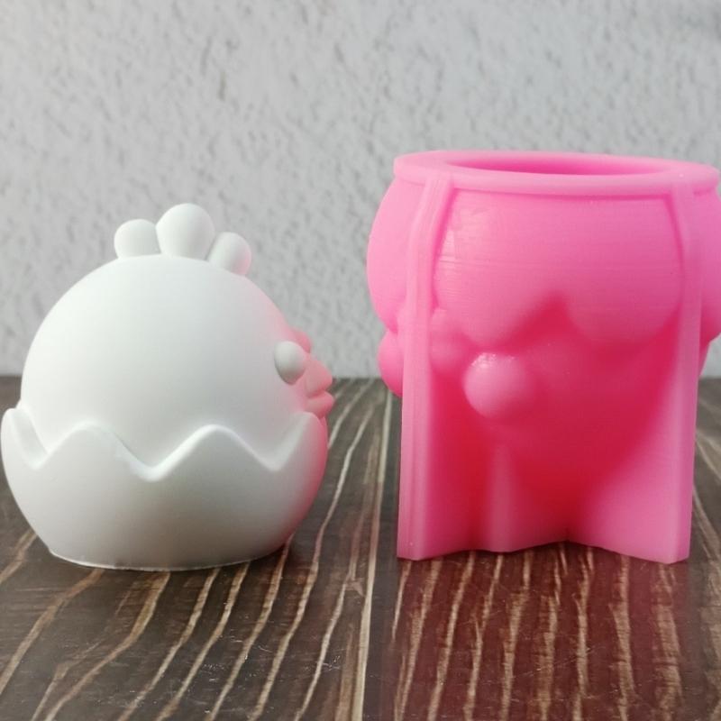 Candle Mold,Animal Silicone Mold for Candle Making Hatching Chick Candle Mold for Handmade Soap,Aromatherapys Candle