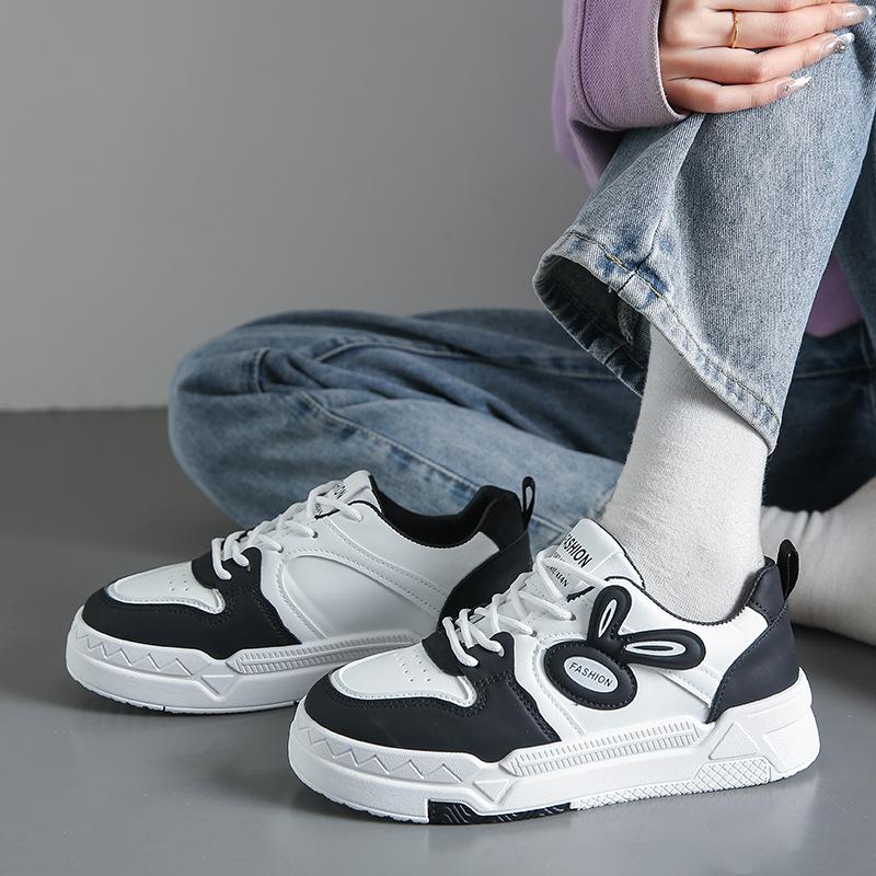 Cute Girl Little White Shoes Children Spring and Autumn New Ins Trendy Fashion Versatile Platform Casual Board Shoes
