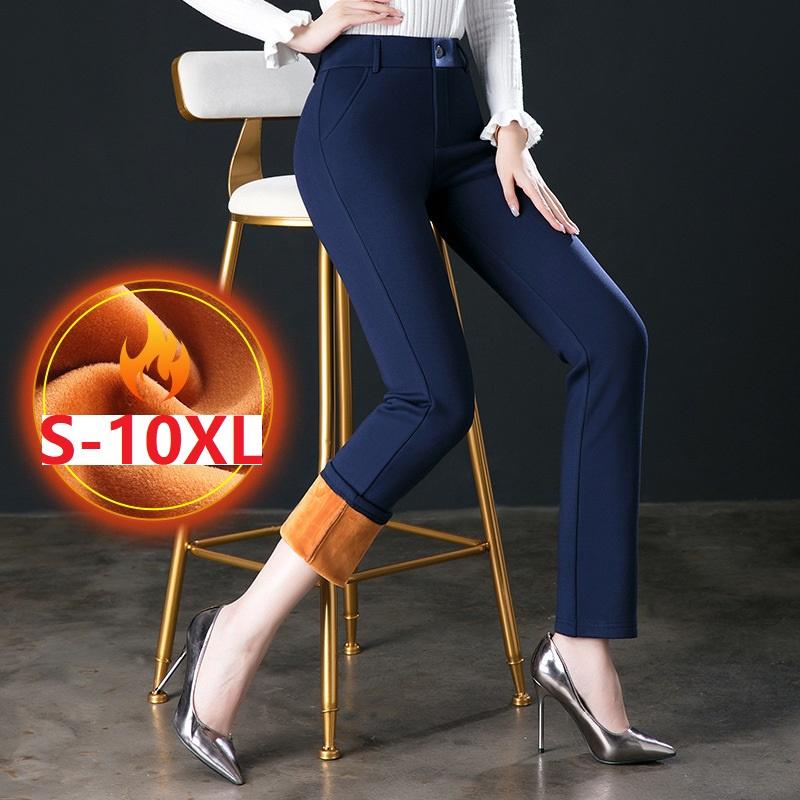 Dámské ležérní legíny Elastické s vysokým pasem Pracovní kalhoty Kalhoty pro tlusté muže Podzim Zima Dojíždění Společenské kalhoty Rovné kalhoty