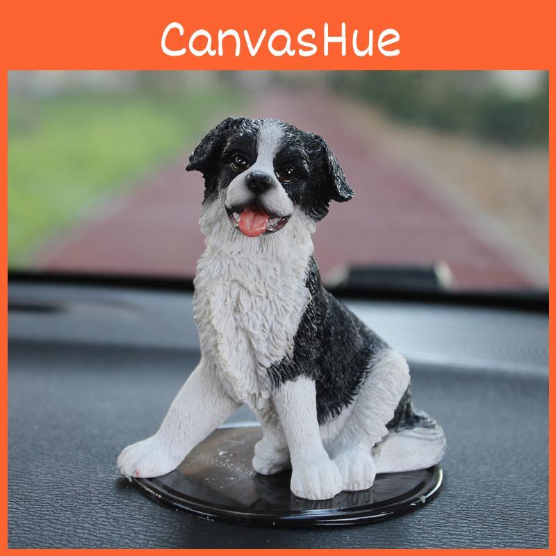 Simulated Dog Shepherd Resin Model Tabletop Figurine Micro Decoration Landscape