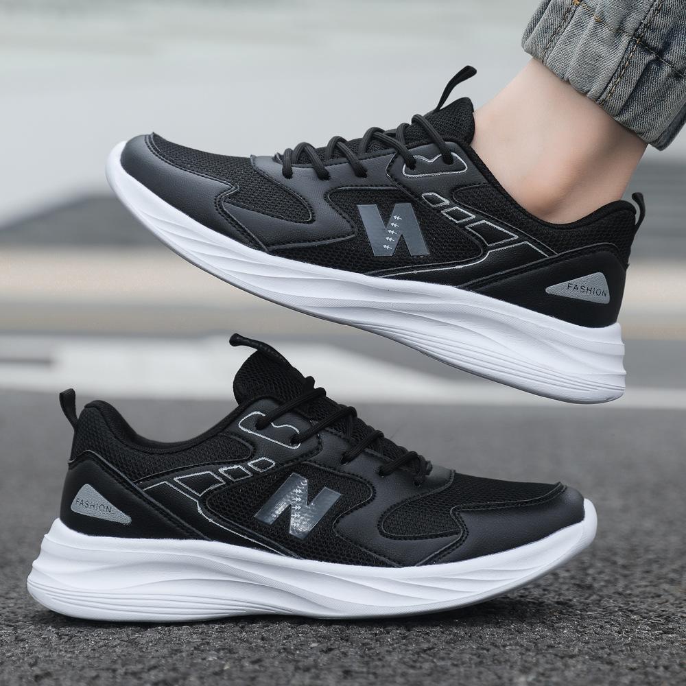 

2024 cotton shoes new mesh breathable men s and women s ultra-light soft-soled men s shoes running shoes velvet warm sports shoes women s shoes 44