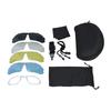 Outdoor Cycling Riding Polarized Fishing Glasses Mountain Bike Riding Sunglasses for Camping White