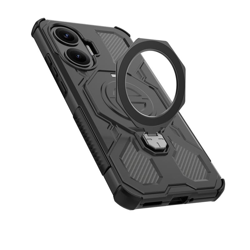 Magnetic Wireless Charge Cover For Xiaomi Poco F7 X7 Pro F7 Ultra Phone Holder Armor Case For Poco F7 Cover For Poco F7 Case