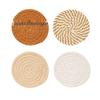 Nordic Cotton Rope Woven Placemat: Round Heat-Resistant Insulation Pad for Kitchen or Dining Table