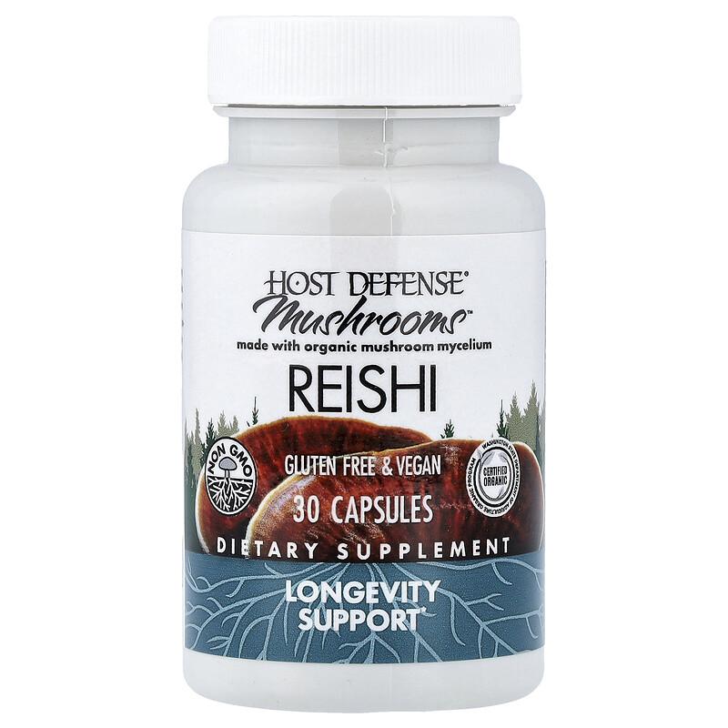 Mushrooms™, Reishi, 30 Capsules (0.5 G Per Capsule)