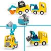 LEGO DUPLO Construction Site 3-in-1 Crane Truck Toy Building Blocks Educational Play Toddler Vehicle for Kids 1.5 2 4 Years Old Boys and Girls