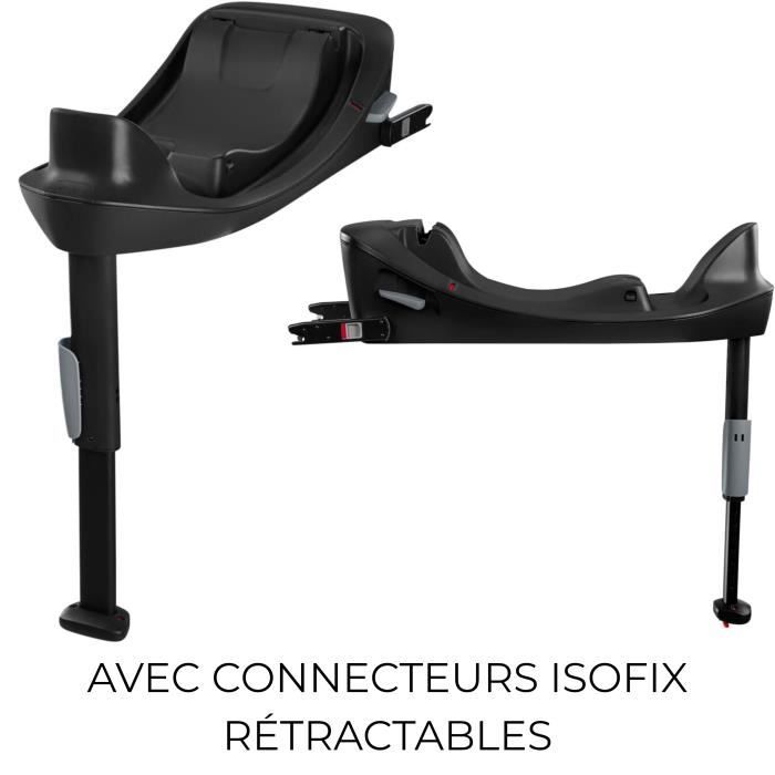 Car Seat Aton B2 I-size Cbx by Cybex - 45 To 87 Cm - Birth Up To 13 Kg - Up To 2 Years - Base One Included - Volcano Black