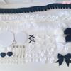 63ks Kawaii DIY Ita Bag Dekorace Materiál Sada Stuha Mašle Andělské Křídlo Sada Doplňků K-Pop Fanoušci Ruční Výroba