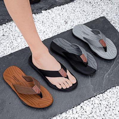 2022 Trendige rutschfeste Sommer-Strand-Flip-Flops für Herren | Zehentrenner-Sandalen im koreanischen Stil