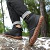 TUINANLE Winter Footwear Barefoot Shoes Womens Hiking Boots Wide Toe Box Walking Shoes Men Plush Boots