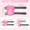 6Pcs Kids Knee Elbow Pads Protective Gear For 3-10 Years Roller Skates Cycling Bike Skateboard Scooter Sports