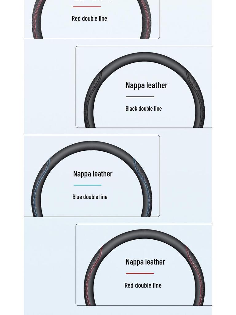 Borgward Steering Wheel Cover for BX7, BXI7, BX6, BX5, BX3 - Suede, Universal Four Seasons.