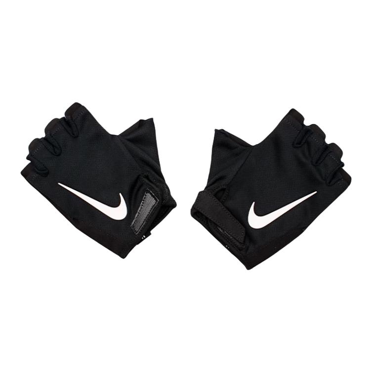 Nike Brand Logo Elastane Sports Gloves Unisex Black HQ5573 L