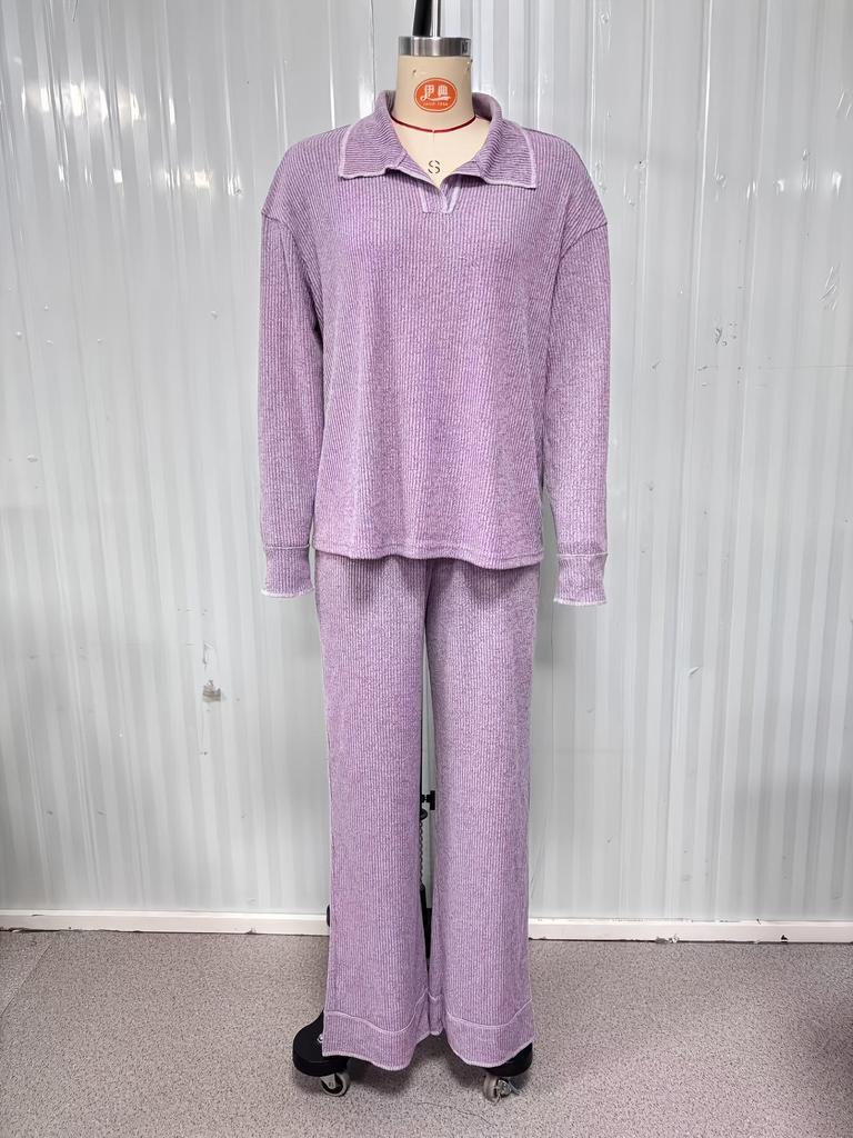 Women's Autumn/Winter Casual Pajama Set - Fashionable, Comfortable, Long Sleeve & Pants