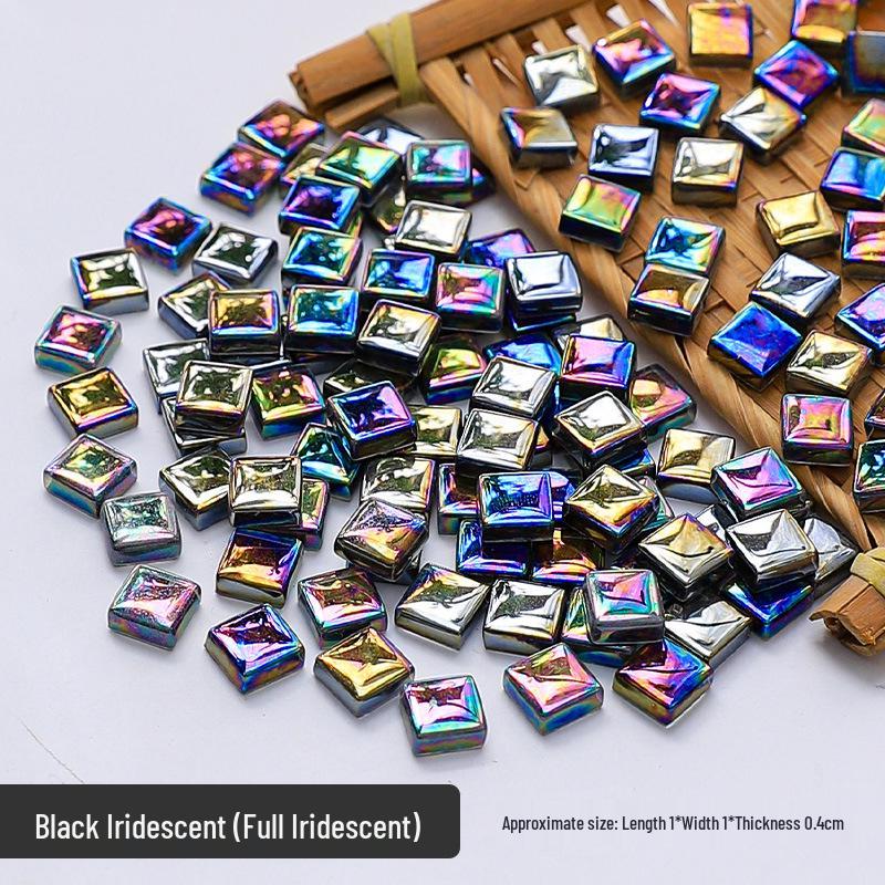 1kg Mosaic Iridescent Crystal Glass for DIY Children’s Handicrafts