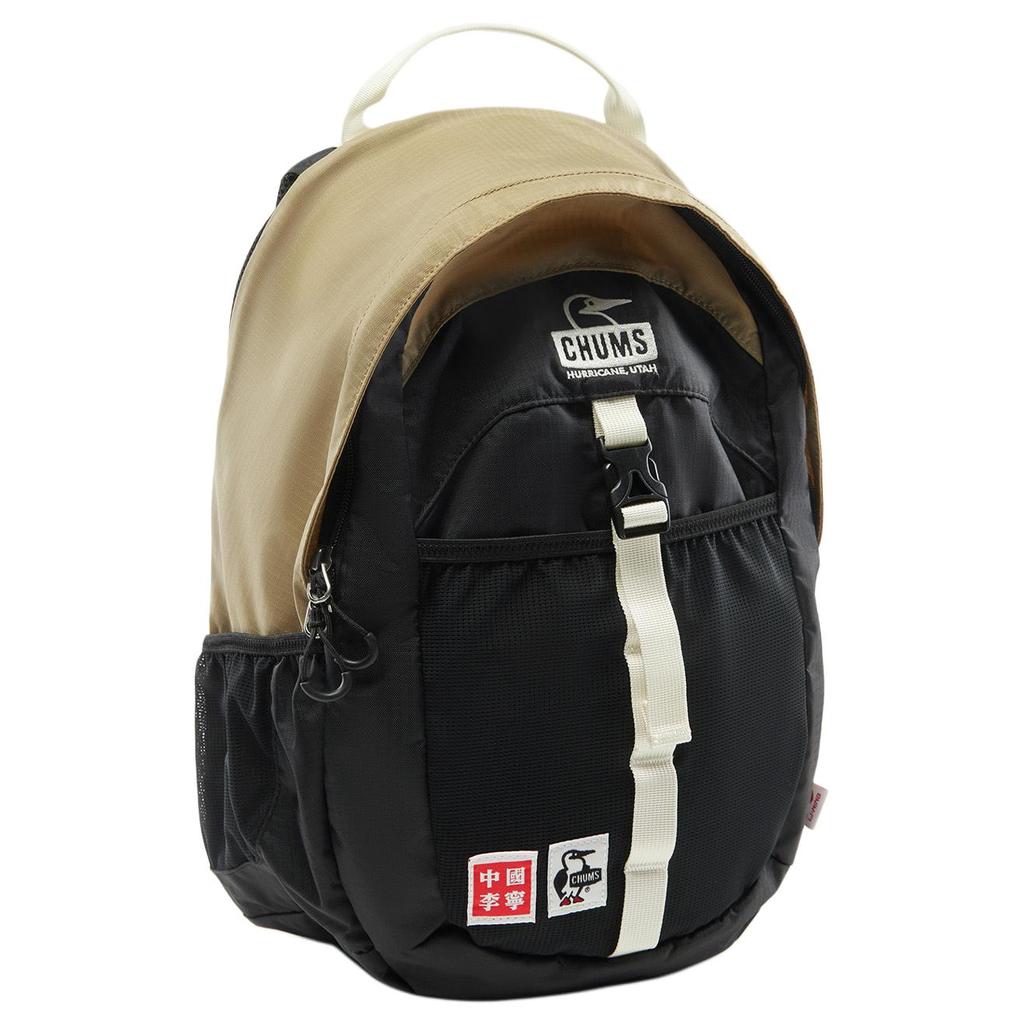 New LiNing CHUMS Collaboration Nylon Backpack Unisex Seaweed Umber ABSV091-2