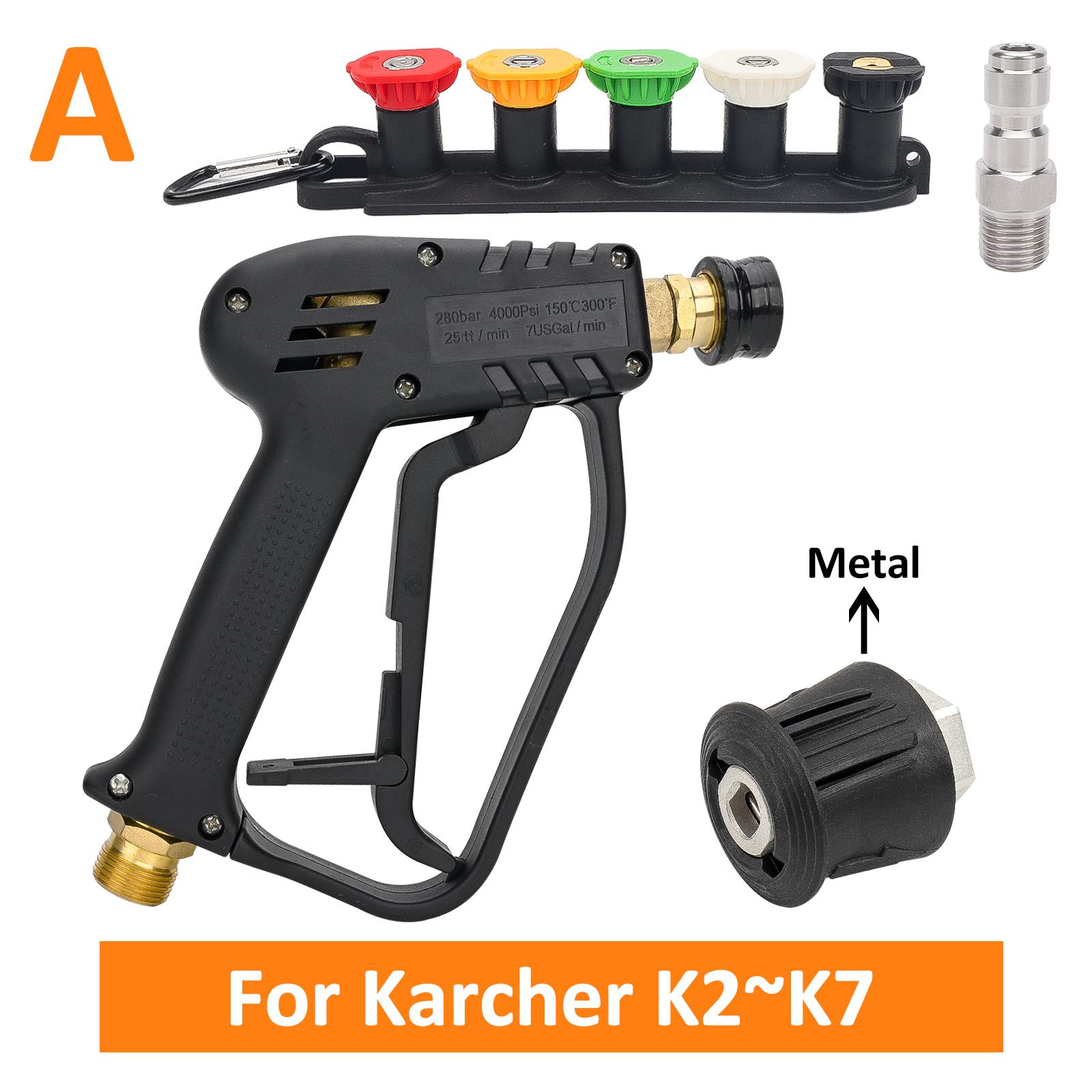 

З’єднувач шланга для очищення пістолета високого тиску для Karcher k2-K7/Nilfisk/Parkside/Bosch Швидкий роз’єм для води високого тиску