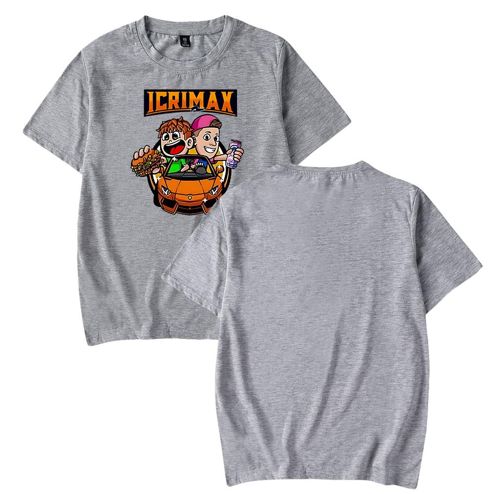 Women Men T-shirt Icrimax Print Tshirt Summer Casual Woman Man Clothing Fashion T Shirts