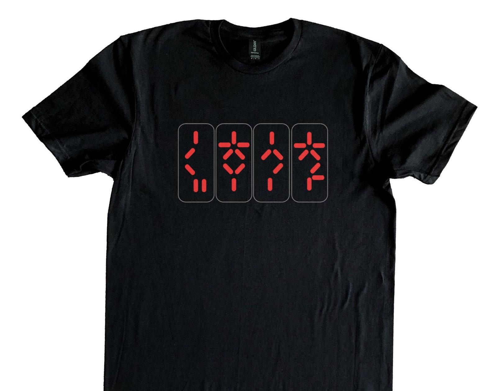 Predator Self Destruct Sequence Printed 100% Cotton T-Shirt M