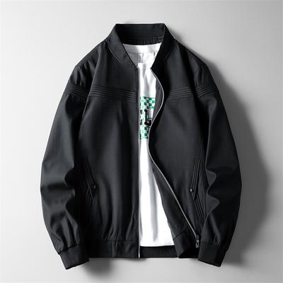 Frühling und Herbst Neue Oberteile Herrenjacken Stehkragenjacken Koreanische Version Trendige Slim-Fit Oberbekleidung Lässige Herrenbekleidung