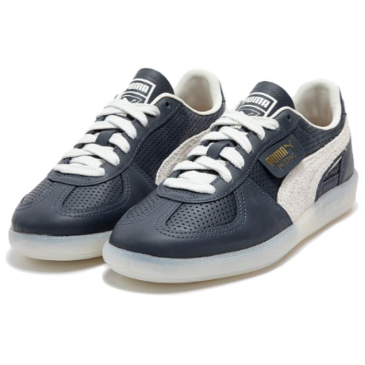 Puma Palermo Retro Sneakers Unisex Navy White 398570-01