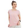 Women's Breathable Summer Sports T-Shirt - Moisture-Wicking, Round Neck, Short Sleeve, Dance & Fitness Style