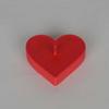 Heart-shaped Corn Starch Tapper Box Leak-Proof Powder Container Anti-Stick Dusting Tool for Polymer Clay