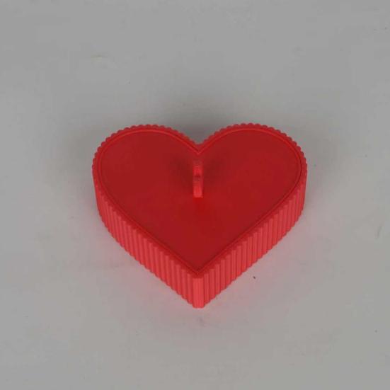 Heart-shaped Corn Starch Tapper Box Leak-Proof Powder Container Anti-Stick Dusting Tool for Polymer Clay