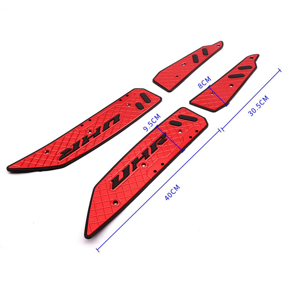 CNC Aluminum Foot Pegs for Haojue UHR150 - Anti-fall, Anti-slip Plate