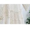 New Summer  Lace Knitted Dress Women Casual Basic Loose Dresses Fashion