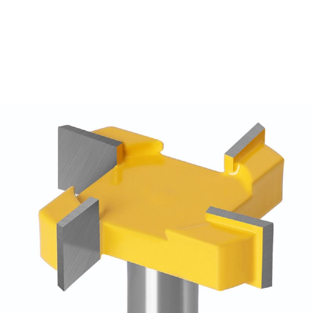 51mm CNC Spoilboard Povrchové Srovnávání Fréza 4 Břity 1/2" 12.7mm Stopka Hoblík
