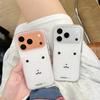 Double-Layer Cartoon Puppy Case for iPhone 14/13 Pro Max - Drop-Proof Full Coverage