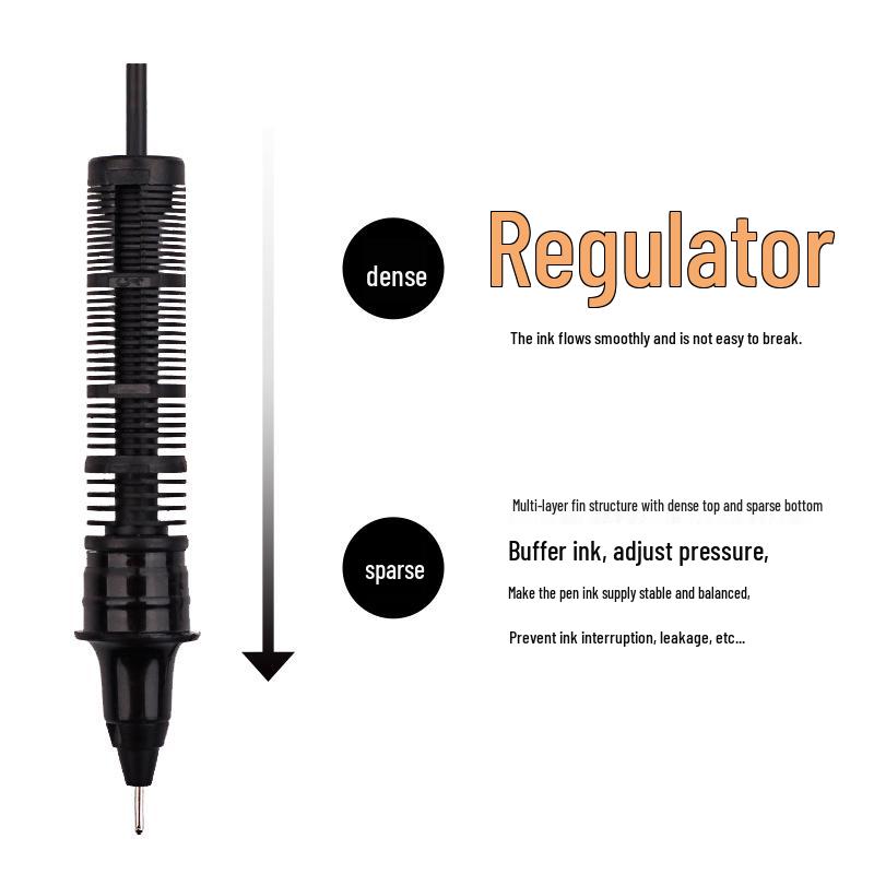 Quick-Dry 0.5mm Needle Tip Direct-Liquid Neutral Pen - 0.7mm Business Signing Pen