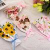 Creative Carnation Bouquet Flowers Postcard Exquisite Beautiful Greeting Cards Floral Birthday Cards Mother's Day Gifts
