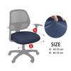 High Elasticity Antifouling Chair Seat Cover Office Computer Elasticity Split Seat Cover Universal Office Anti-dust Chair Cover