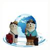 Japanese Zakka Travel Souvenir Resin Mascot - Creative Desktop Ornament
