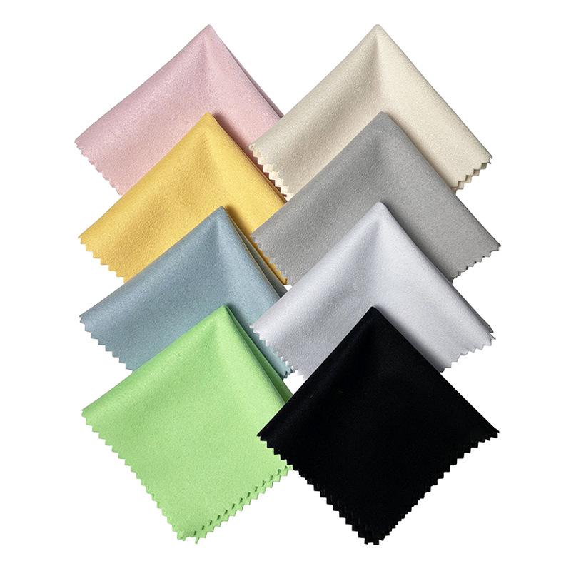 Double-Sided Velvet Instrument Polishing Cloth for Guitar, Bass, and Piano Care