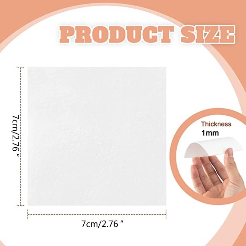 10 Pcs Ceramic Fiber Paper High Temperature Ceramic Fiber Square Paper White Insulation Gasket Paper for Stove Furnace