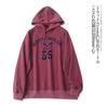 Japanese Order Hooded Fleece Lined Sweater Winter New Men's and Women's Same Style Long Sleeves Letters Plus Size Casual Pullover 30387