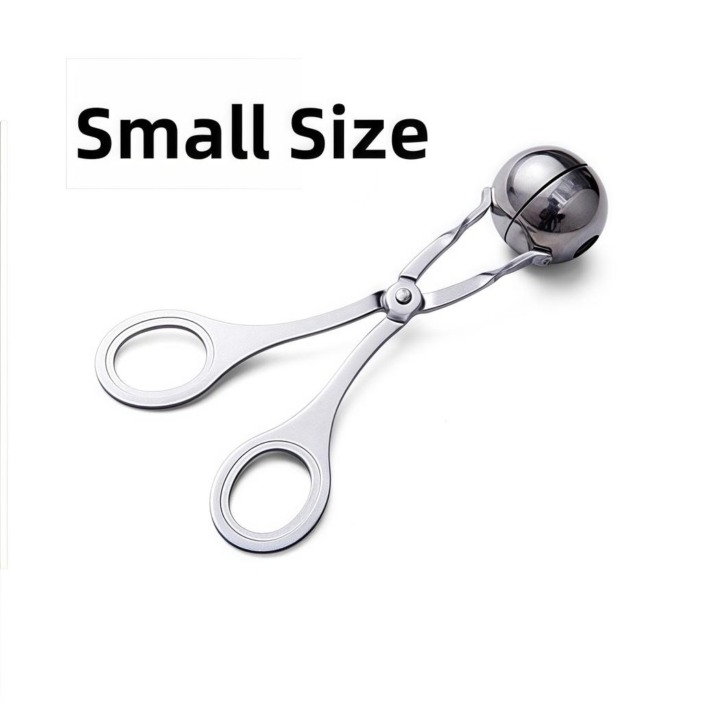 Meat Ball Maker Tool Stainless Steel Clip Round Rice Ball Shaper Spoon Meatball Making Kitchen Gadget for Fish Ball Cooking Tool