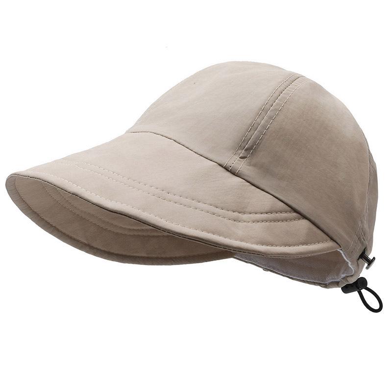 Versatile Women's Fisherman Hat with Mask Hook: Summer Sun Protection for Outdoor Activities