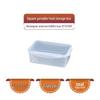 Stackable Transparent Plastic Fridge & Microwave Storage Box – Thickened, Sealed, and Fresh-Keeping for Frozen Foods.