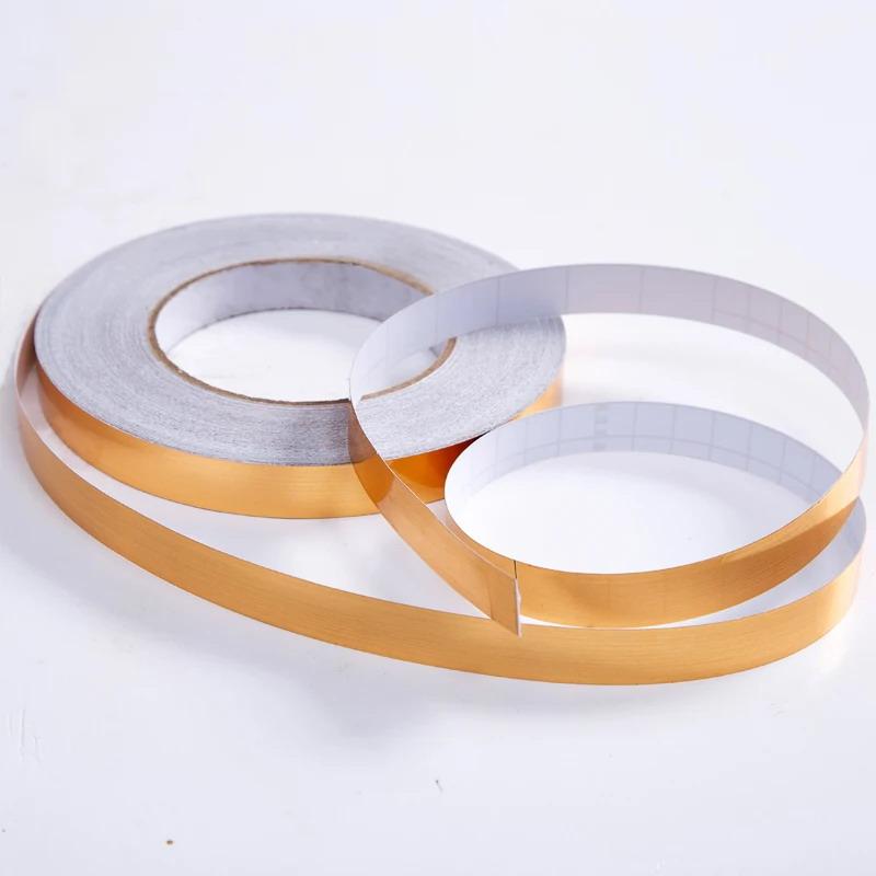 Gold Self-Adhesive Floor Tile Sealing Strip Waterproof Wall Gap Tape Anti-Mold for Kitchen Sink Edge Sealing