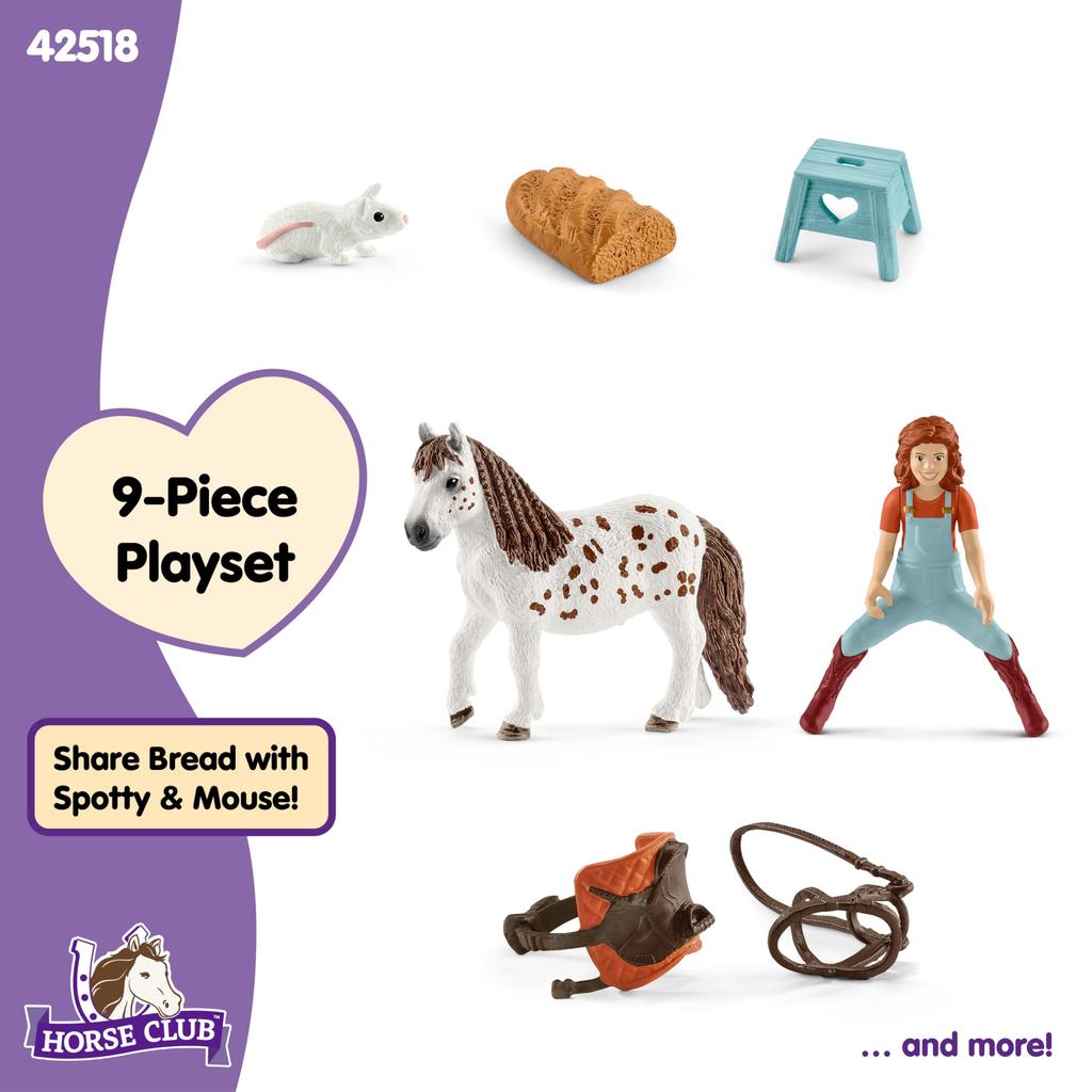 Schleich Horse Club Mia and Spotty the Pony Figure 42518