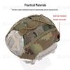Fast Tactical Camouflage Helmet Cover with Protective Case and Multifunctional Counterweight Bag
