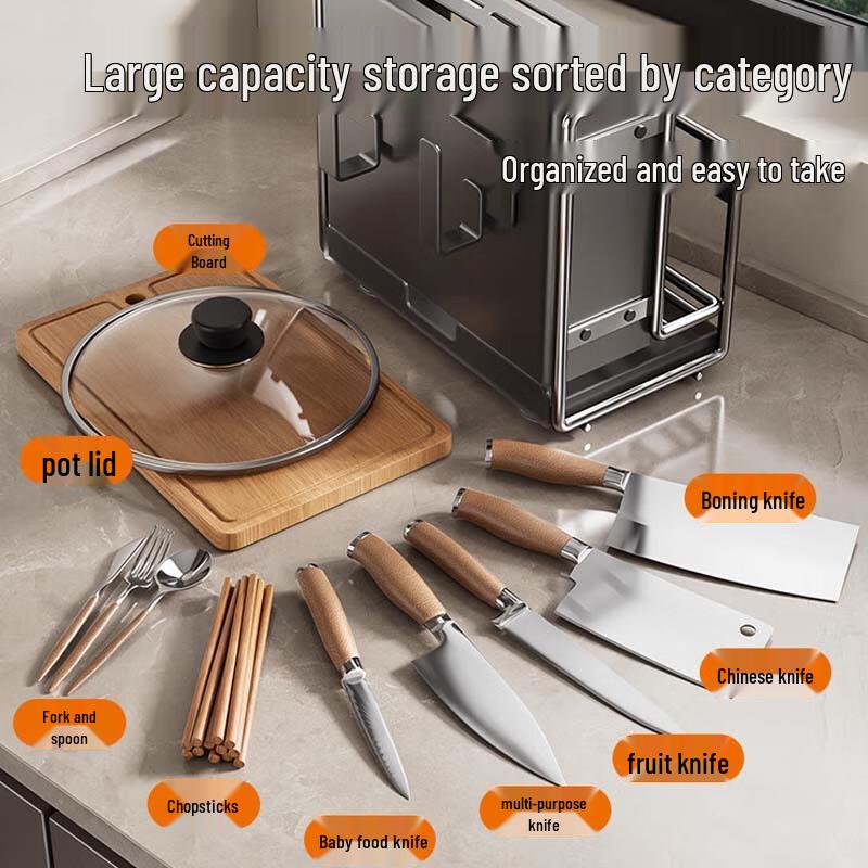 Yingbai Multi-Functional Magnetic Kitchen Storage Rack